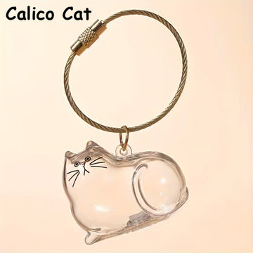 Pet Hair Memorial Keychain | Cat Keepsake Capsule – PETFURHOUSE™