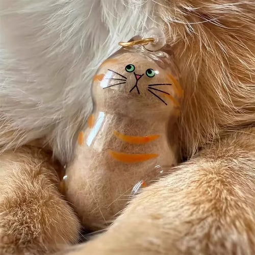 🐾Pet Hair Memorial Capsule Keychain