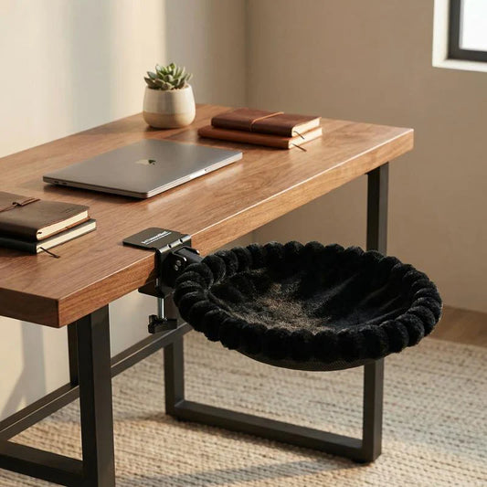 Cat Desk Hammock | Clamp-On Cat Perch – PETFURHOUSE™