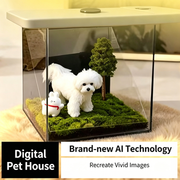 Pet Holographic Keepsake Box | 3D Projector for Cats & Dogs – PETFURHOUSE™