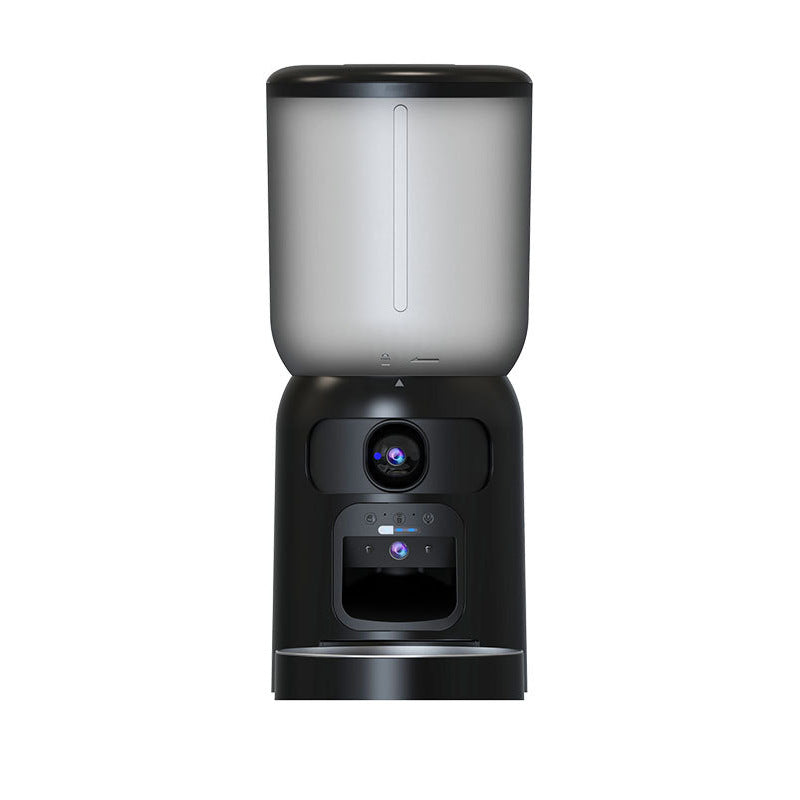 AUTOMATIC TIMED PET FEEDER, REMOTE-CONTROLLED CAT FOOD DISPENSER, LARGE CAPACITY SMART PET FEEDER.