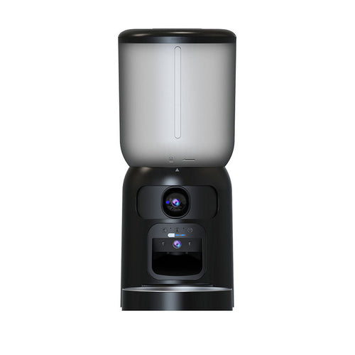 AUTOMATIC TIMED PET FEEDER, REMOTE-CONTROLLED CAT FOOD DISPENSER, LARGE CAPACITY SMART PET FEEDER.
