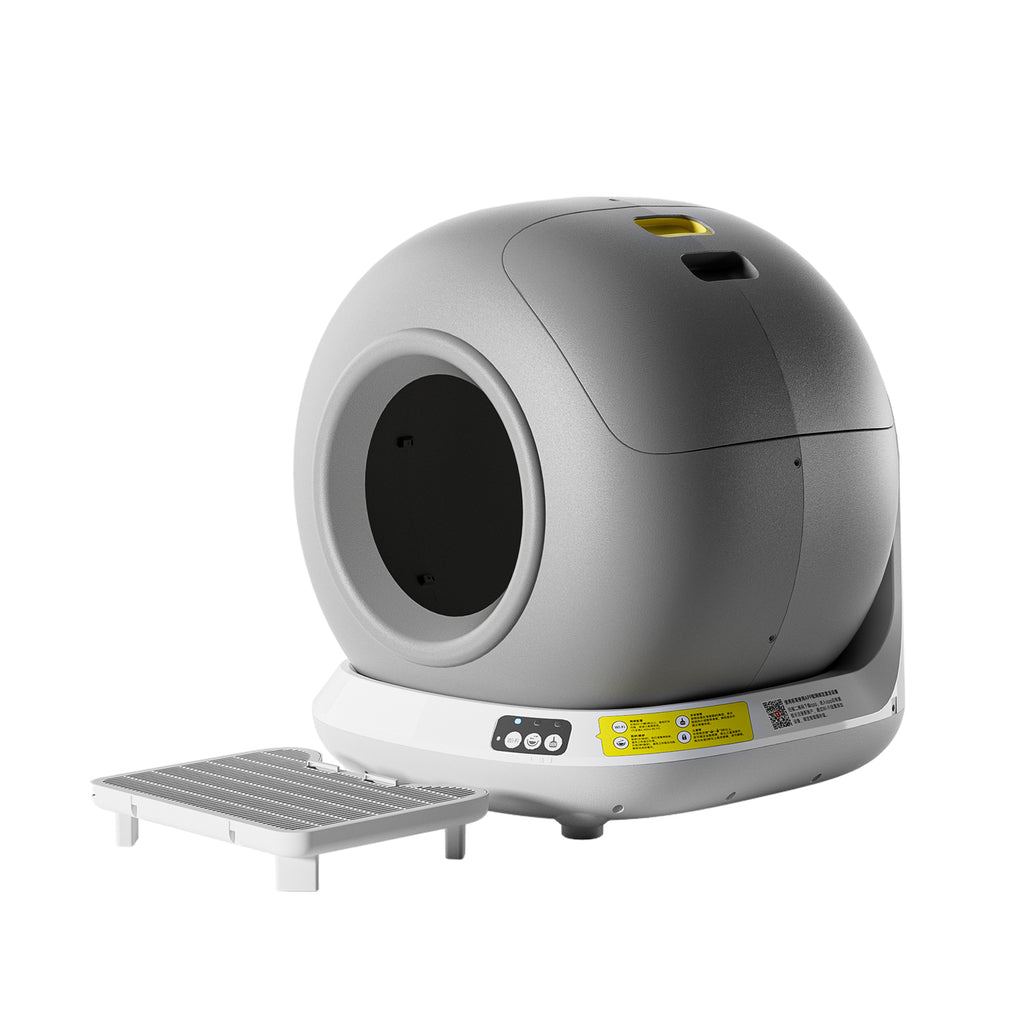 AUTOMATIC SELF-CLEANING CAT LITTER BOX, EXTRA LARGE, SPLASH-PROOF, ENCLOSED DESIGN, FULLY AUTOMATIC SCOOPING, SMART CAT TOILET, PET SUPPLIES.