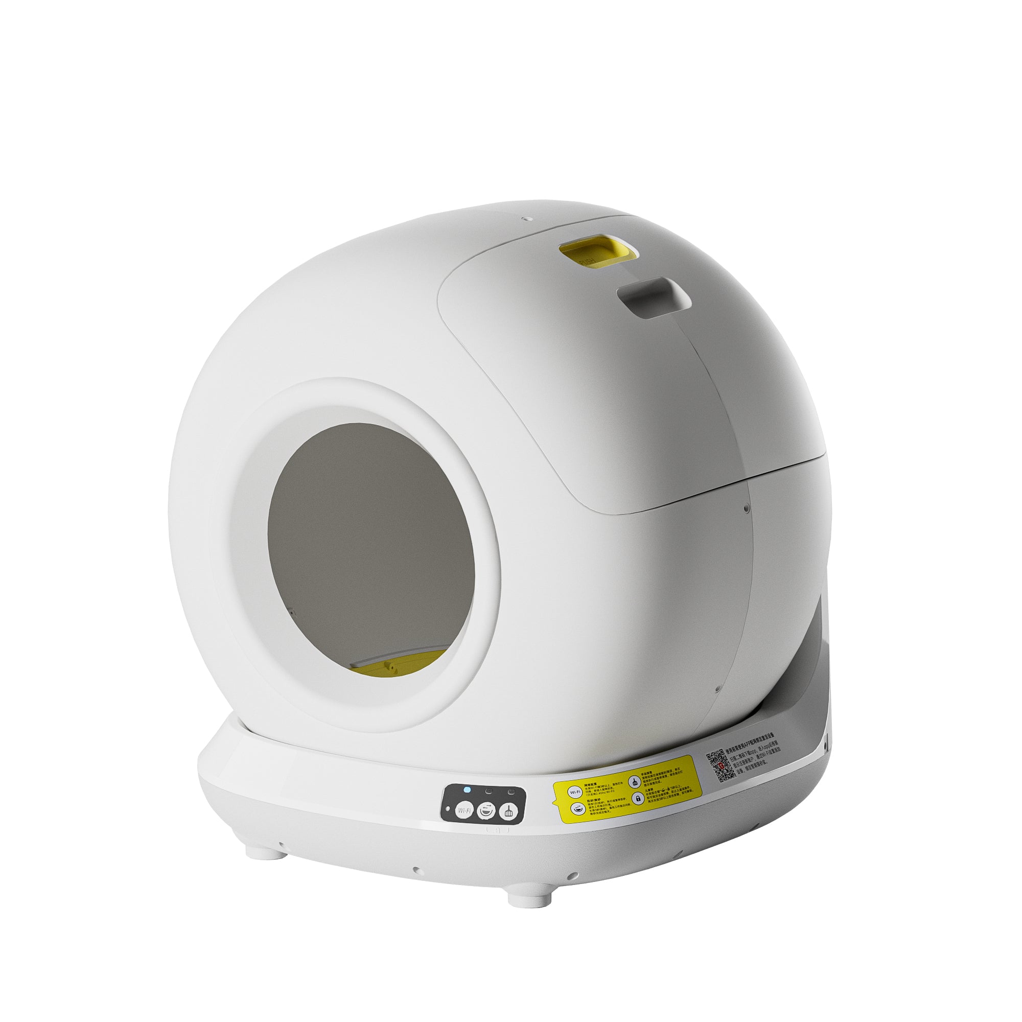 AUTOMATIC SELF-CLEANING CAT LITTER BOX, EXTRA LARGE, SPLASH-PROOF, ENCLOSED DESIGN, FULLY AUTOMATIC SCOOPING, SMART CAT TOILET, PET SUPPLIES.