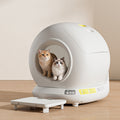AUTOMATIC SELF-CLEANING CAT LITTER BOX, EXTRA LARGE, SPLASH-PROOF, ENCLOSED DESIGN, FULLY AUTOMATIC SCOOPING, SMART CAT TOILET, PET SUPPLIES.