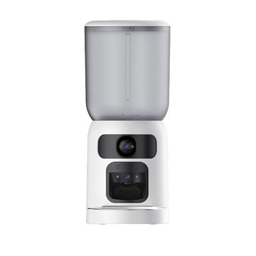 Distributeur automatique de nourriture pour animaux de compagnie, Distributeur de croquettes pour chat télécommandé, Distributeur intelligent de nourriture pour animaux de grande capacité